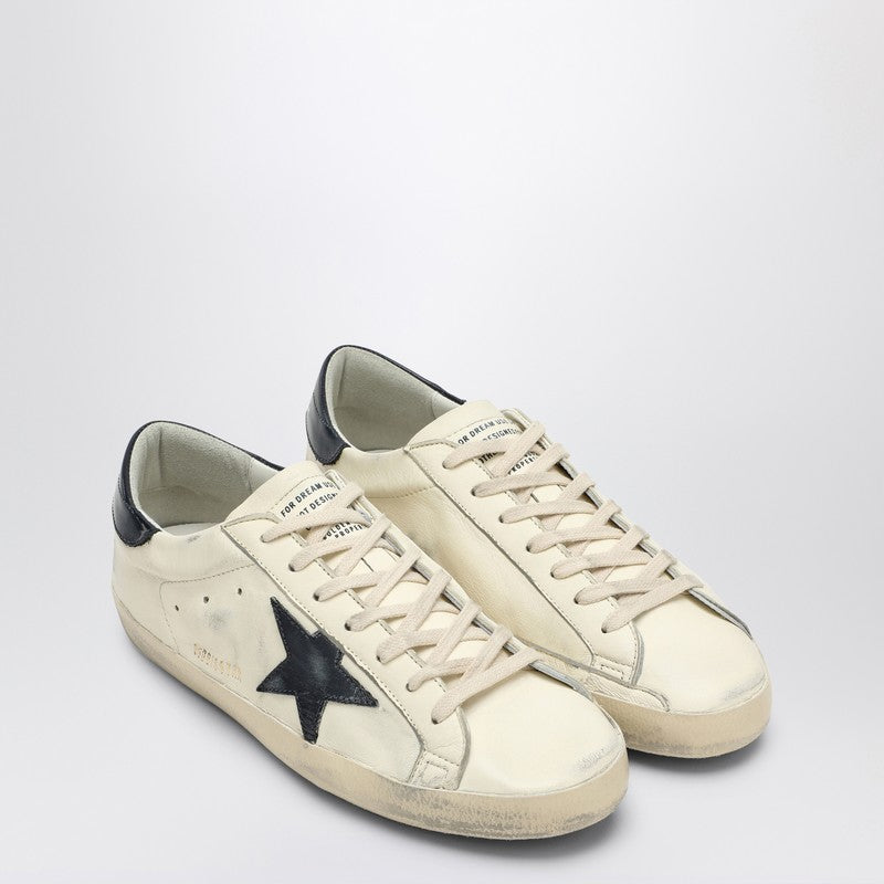 Golden Goose Golden Goose Super-star beige/blue low Sneaker