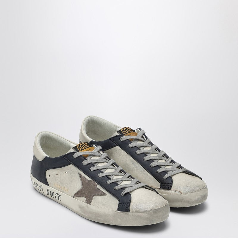 Golden Goose Golden Goose White/blue Super Star Sneaker
