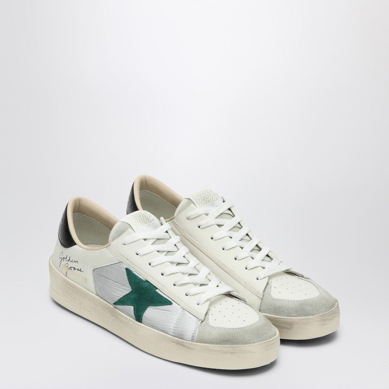 Golden Goose Golden Goose Sneaker Stardan white/silver/green