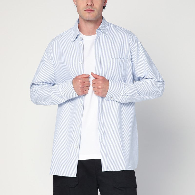 Golden Goose Golden Goose White/blue striped shirt