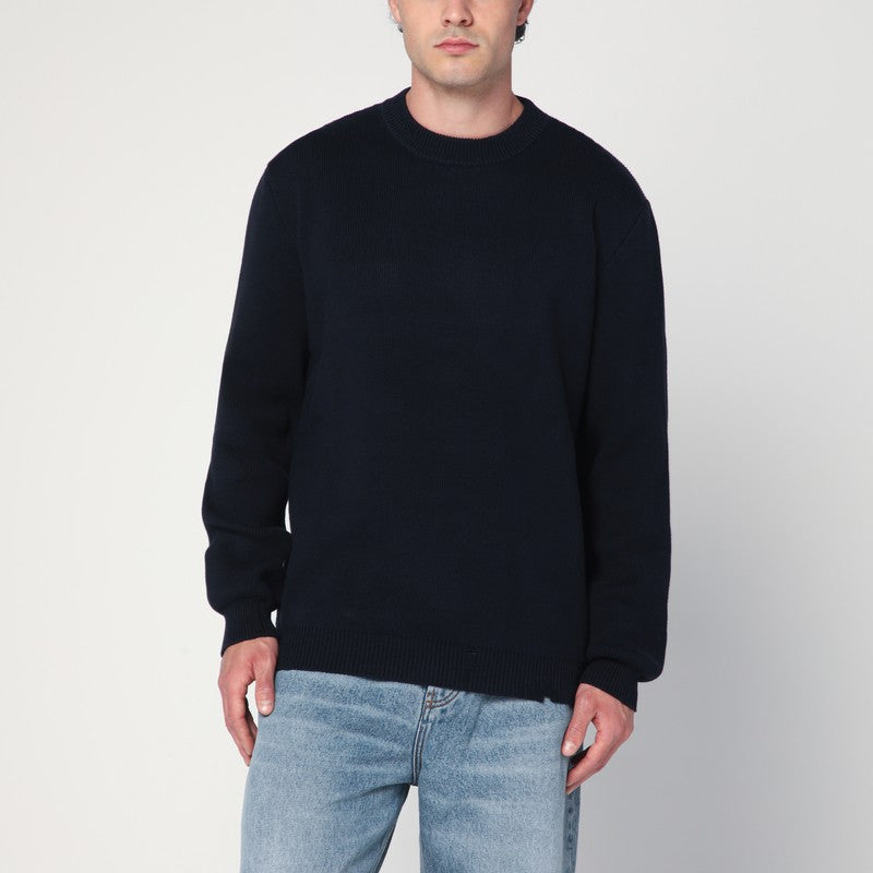 Golden Goose Golden Goose Dark blue sweater in cotton blend