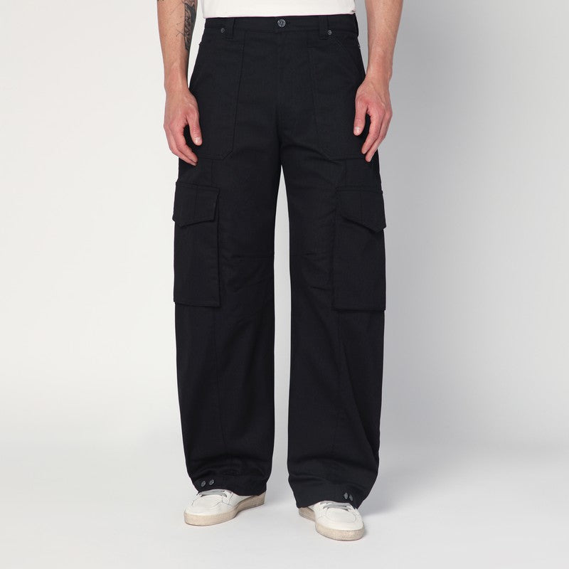 Golden Goose Golden Goose Black cargo pants in cotton blend