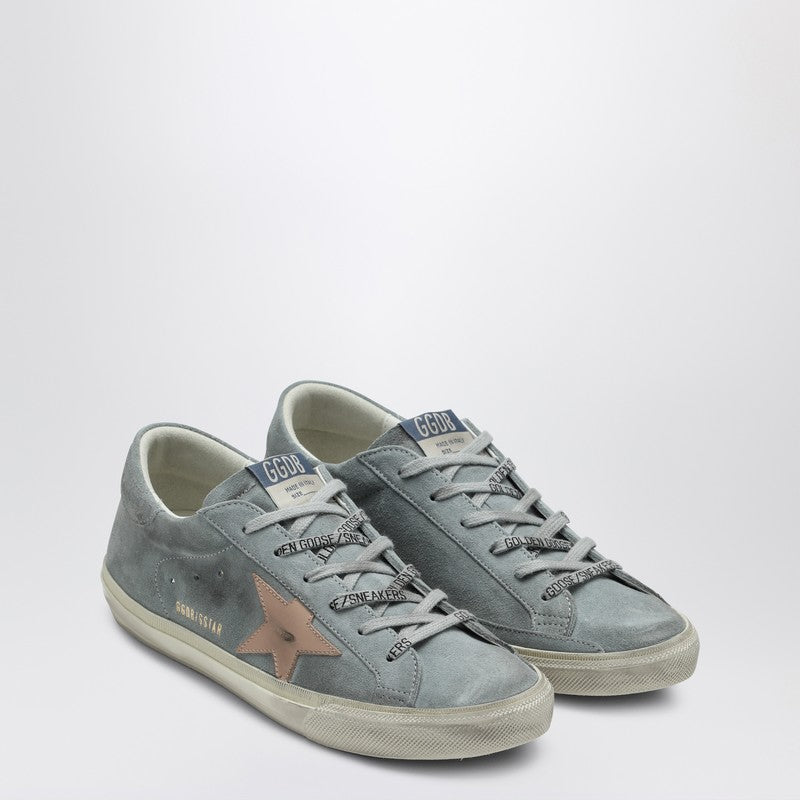 Golden Goose Golden Goose Grey suede Super-star low-top sneaker