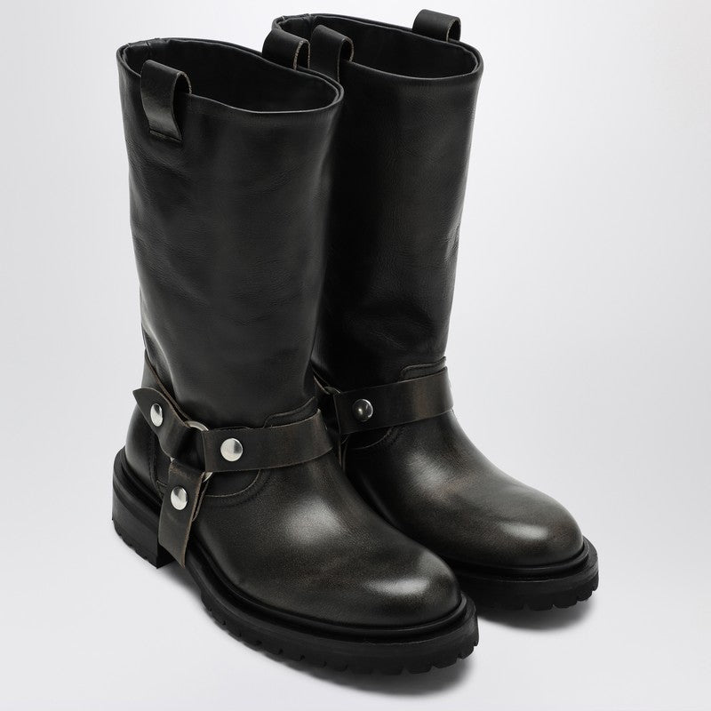 Golden Goose Golden Goose Kurt boots in black leather with buckle